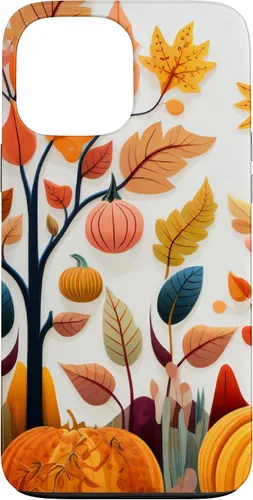 Vista 24 de Fall Leaves Autumn Pumpkin Theme Autumn Color Yellow Case for iPhone 17