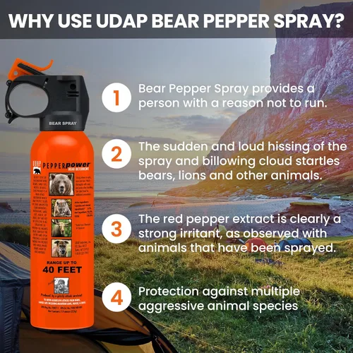 Vista 8 de UDAP BS2 7.90z. 7.94 oz Spray de oso