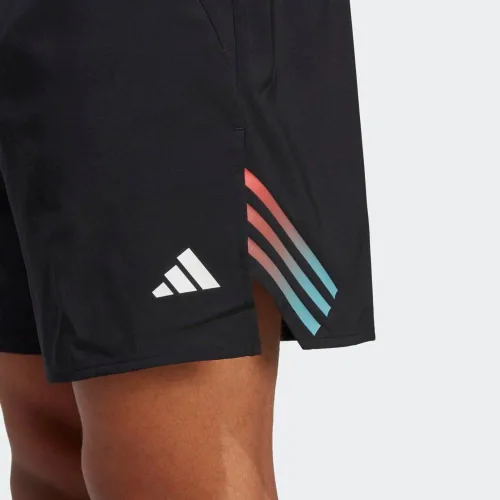 Vista 6 de adidas Pantalones cortos de entrenamiento Trainicons 3 Stripe para hombre