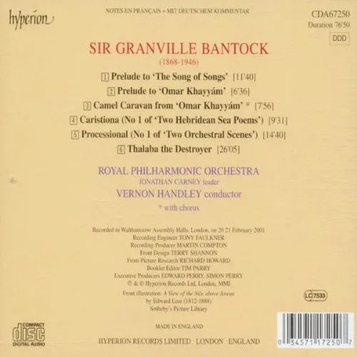 Vista 2 de Bantock Thalaba the Destroyer