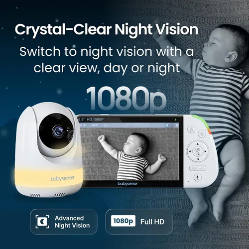 Vista 8 de Babysense 7 Baby Movement Monitor System 2 Sensor Pads Non-Wearable No WiFi