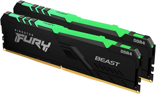 Vista 8 de Kingston Fury Beast 8 GB 3200 MHz DDR4 CL16 - Memoria de escritorio de un solo módulo KF432C16BB/8