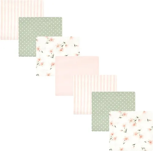 Vista 25 de Hudson Baby Unisex Baby Cotton Flannel Receiving Blankets Bundle, Neutral Woodland Pals, One Size (Pack of 2)