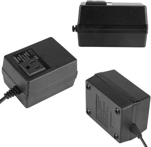 Vista 5 de Zopsc Transformador convertidor de voltaje de potencia, 110 a 220V, 200W, adaptador de viaje