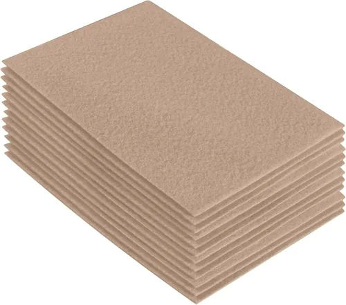 Vista 139 de FabricLA Hojas de fieltro acrílico para manualidades, cuadrados de fieltro precortados suaves de 4 x 4 pulgadas (3.9 in x 3.9 in), utiliza hojas