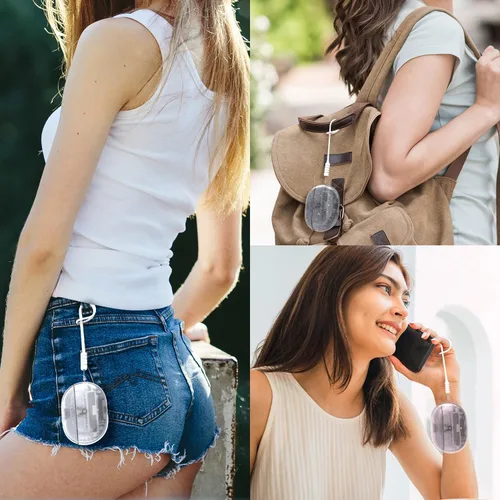 Vista 7 de Beat Studio Buds + (2023) / Beat Studio Buds 2021 Funda protectora transparente de TPU suave transparente de grado militar a prueba de golpes