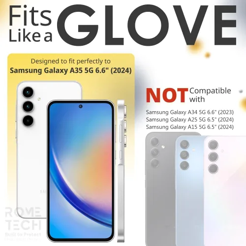 Vista 2 de Funda con clip para Samsung Galaxy A35 5G de Rome Tech