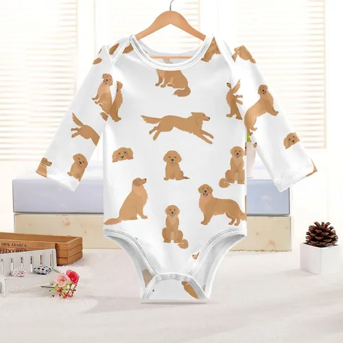 Vista 6 de vvfelixl Body de bebé de algodón de manga larga para niños y niñas de 0 a 24 meses, Multi