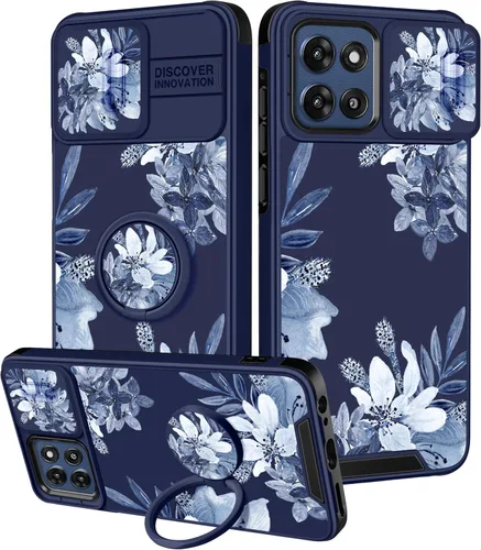 Vista 34 de para Moto G 5G 2023 funda - Cubierta de teléfono linda con corazón para mujeres y niñas, diseño único negro con cubierta deslizante para la cámara