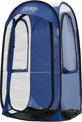 Vista 9 de Sports Tent Pop Up Shelter: Flycoop 37" L x 37" W x 63" H Weather Sports Pod for 1 Person Shelter in Winter Portable Camping Tents Outdoor Cold