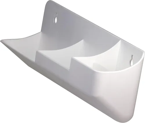 Vista 3 de Officemate Magnet Plus 92544 - Organizador magnético de suministros (3 compartimentos), color blanco