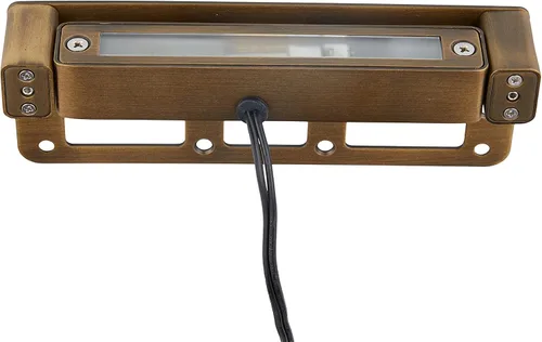 Vista 4 de VOLT Luz de latón giratoria G2 de 12 V (cable de plomo de 4 pies)