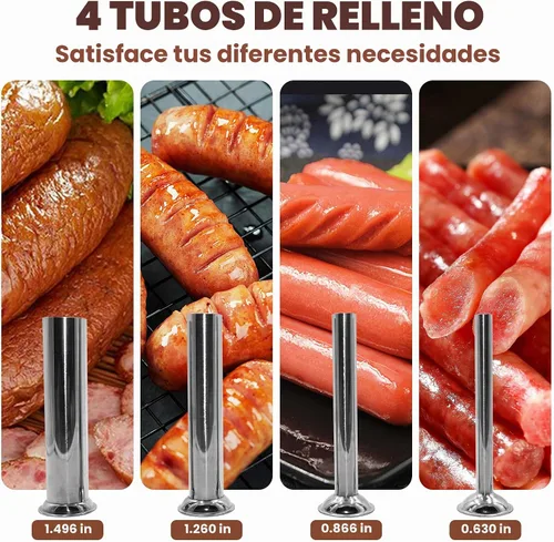 Vista 7 de Hakka - Embutidora de salchichas y máquinas verticales para salchichas (7 libras/3 L)