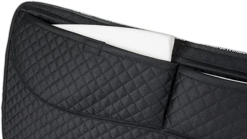 Vista 2 de ECP Equine Comfort Products Almohadilla de sillín termorreguladora terapéutica resistente con espuma viscoelástica ajustable