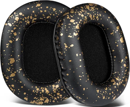 Vista 17 de SOULWIT Almohadillas de repuesto para auriculares de monitor Audio Technica ATH M50X M50XBT M50RD M40X M30X M20X MSR7 SX1, almohadillas con piel