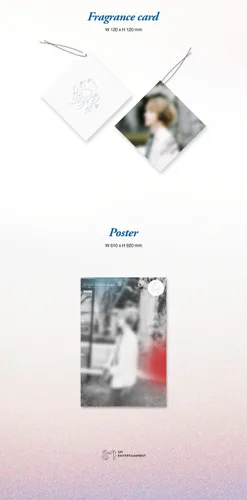 Vista 4 de Super Junior Yesung Sensory Flows : Floral Sense 1st Album Special Version POB+Booklet+Fragrance card+Photocard+Tracking Sealed