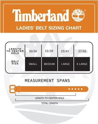 Vista 4 de Timberland Women's Casual Leather Belt for Jeans