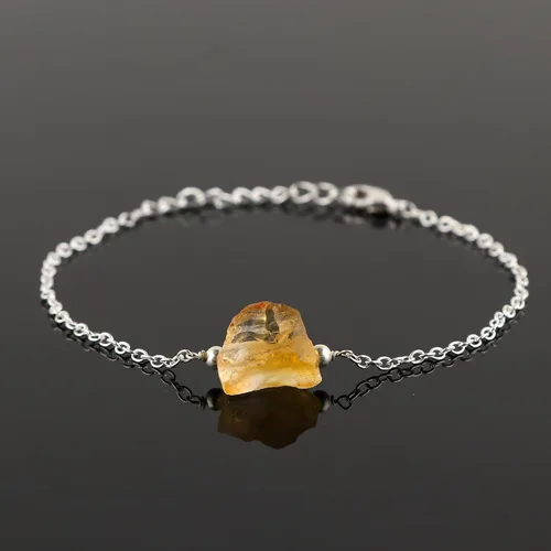 Vista 2 de TGH Pulsera de barra chapada en plata, pulsera de cadena ajustable para mujer, 7+1 pulgada, regalo de joyería de moda