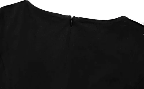 Vista 7 de Women Halloween Dress Addams Family Wednesday Costume Gothic Party Long Sleeve Dress