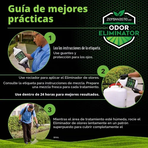 Vista 9 de ZERO WASTE USA Eliminador de olores Ultra Concentrado - 1 Galón