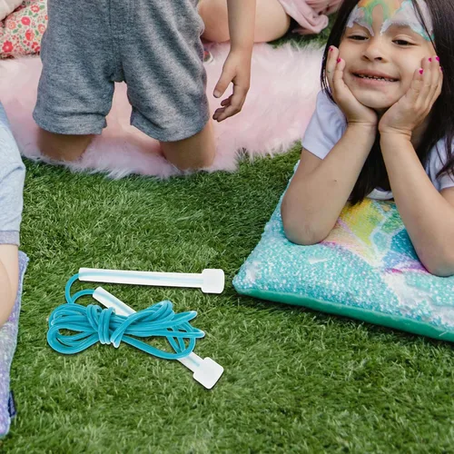 Vista 2 de Cuerda de salto de velocidad para cuerda de salto portátil ligera para entrenamiento de cuerpo completo equipo de entrenamiento cardiovascular