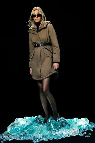 Vista 5 de Orolay Parka Abrigo de invierno con forro polar grueso para mujer con bolsillos