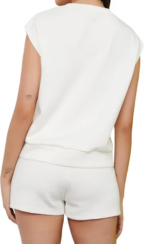 Vista 2 de Verdusa Conjunto de 2 piezas para mujer con manga casquillo y pantalón corto