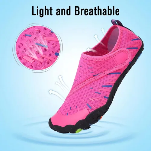 Vista 4 de CIOR Zapatos acuáticos para niños y niñas, tenis deportivos acuáticos, ligeros, deportivos de secado rápido (bebéniño pequeñoniño grande)