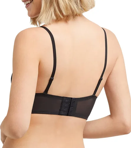 Vista 3 de Maidenform - Brasier convertible de encaje sin varillas Pure Comfort para mujer, corpiño de línea larga