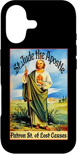 Vista 32 de St. Jude - Funda para iPhone 16, diseño de The Apóstol of Jesus Lost Causes