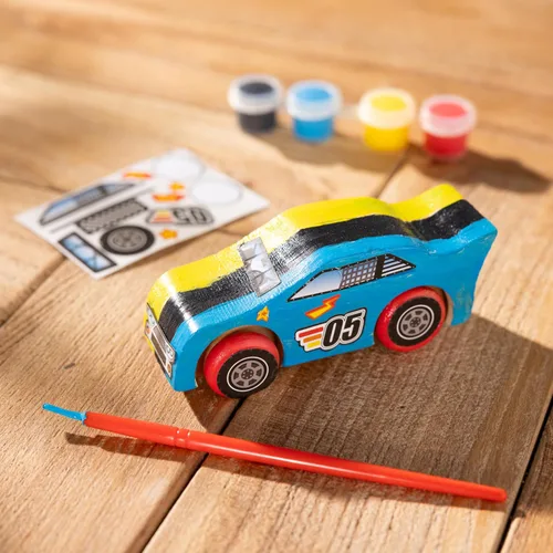 Vista 9 de Coche de carreras DYO de Melissa & Doug.