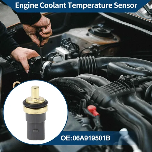 Vista 2 de Sensor de temperatura del refrigerante del motor No.06A919501B Sensor de temperatura del agua para Audi A3 2006-2015 1 PC