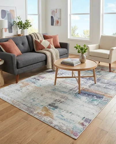 Vista 12 de Rugs - Alfombra Malibu – Alfombra de pasillo múltiple de 6 pies resistente a las manchas – Perfecta para pasillos, entradas y zonas interiores