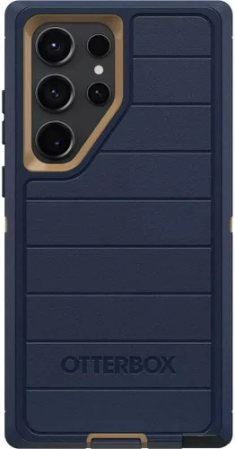 Vista 9 de OtterBox Galaxy S23 Ultra (solo) - Funda Defender Series - Negra, resistente y duradera - con protección de puertos - Solo la funda - Protección