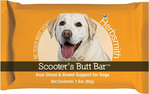 Vista 11 de Herbsmith Scooter's Butt Bars - Soporte anal para glándula e intestinal con fibra de calabaza para perros, ayuda digestiva para perros, barras