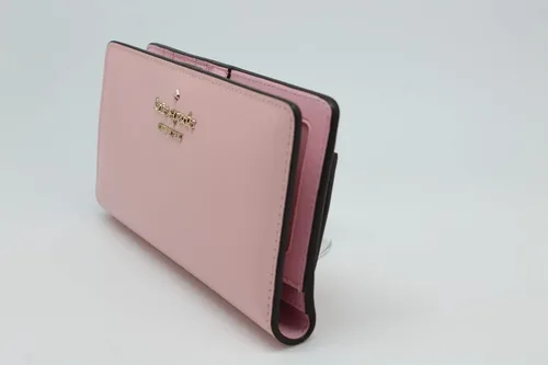 Vista 5 de Kate Spade New York Staci Saffiano - Cartera plegable de piel grande y delgada