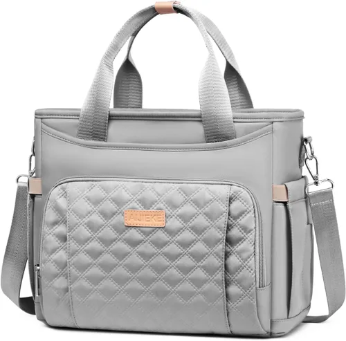 Vista 9 de AIJIEKE Lonchera térmica para hombres y mujeres, lonchera, bolsa de almuerzo para el trabajo, bolsa enfriadora grande a prueba de fugas con correa