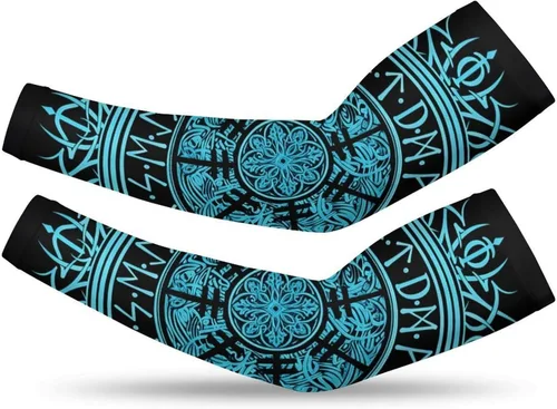 Vista 12 de Mangas de compresión para el brazo con protección UV para hombres y mujeres