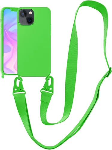 Vista 37 de Funda compatible con iPhone 8 Plus, iPhone 7 Plus/6 Plus/6S Plus con cordón, funda cruzada para iPhone con correa ajustable de silicona para iPhone