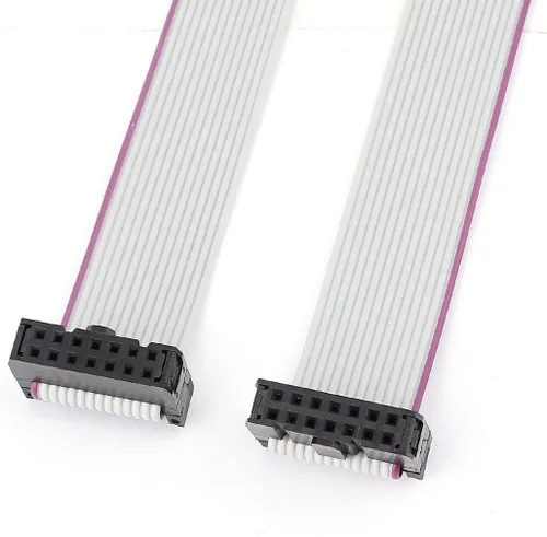 Vista 2 de uxcell IDC - Cable de cinta plano de 14 pines hembra a hembra