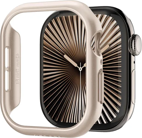 Vista 17 de Spigen Funda delgada para Apple Watch Series 11/10 de 1.654 in Negro