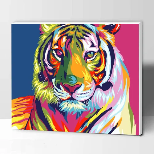 Vista 11 de Komking Pintura por números para adultos, niños principiantes, kits de pintura por números sobre lienzo, kits de pintura para manualidades, regalo