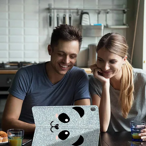 Vista 127 de Funda para tablet Fire 7 (12ª generación, versión 2022), delgada, a prueba de golpes, delgada, de piel sintética, con función de apagado/encendido
