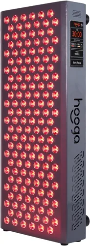 Vista 7 de Panel de Terapia de Luz Roja Hooga, Luz LED Roja e Infrarroja Cercana con Temporizador, 72 LEDs de Bajo Nivel de Alta Eficiencia (<5 mW)