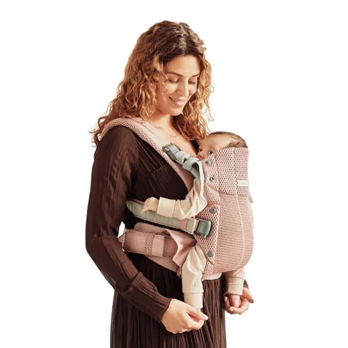 Vista 11 de BabyBjörn Portabebés Harmony, Antracita, Malla 3D Portabebés ergonómico 3-en-1; Posiciones soportadas para recién nacido, boca dentro, boca fuera