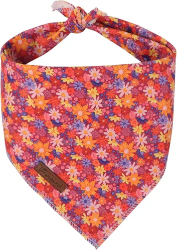 Vista 32 de Bandana de verano para mascotas - Bufanda triangular de rejilla de algodón cómoda para cachorros, pañuelo lavable para perros o gatos, niños
