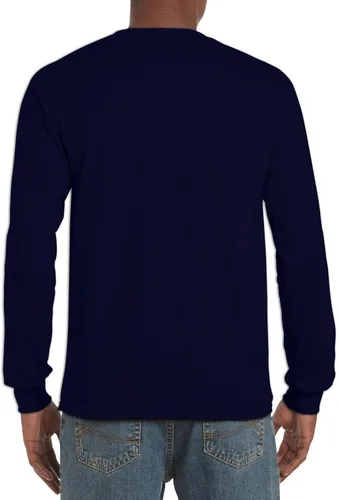 Vista 2 de Gildan Ultra Cotton - Camiseta de manga larga para adultos, de algodón, estilo G2400, paquete múltiple