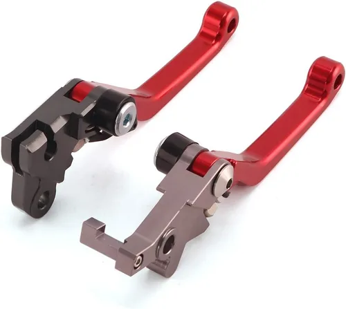 Vista 23 de Palancas de freno de embrague plegables para motocicleta CNC Billet Pivot para CRF250R CRF450R 07-19 CRF450RX 17-19 CRF250RX 2019 CRF 250R 450R Negro