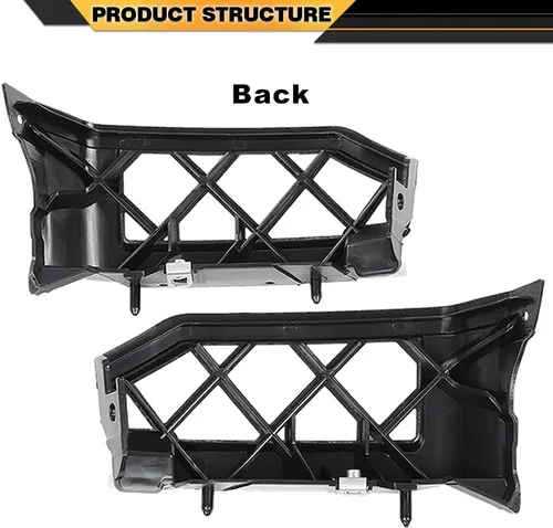 Vista 3 de CNNELL 2 soportes de parachoques delantero izquierdo y derecho, compatibles con Nissan Frontier 2005-2021/Compatible con Nissan Pathfinder 2005-2012