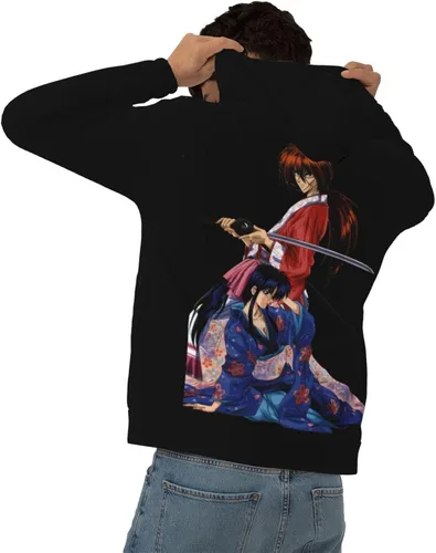 Vista 4 de Rurouni Kenshin - Sudadera con capucha y cordón